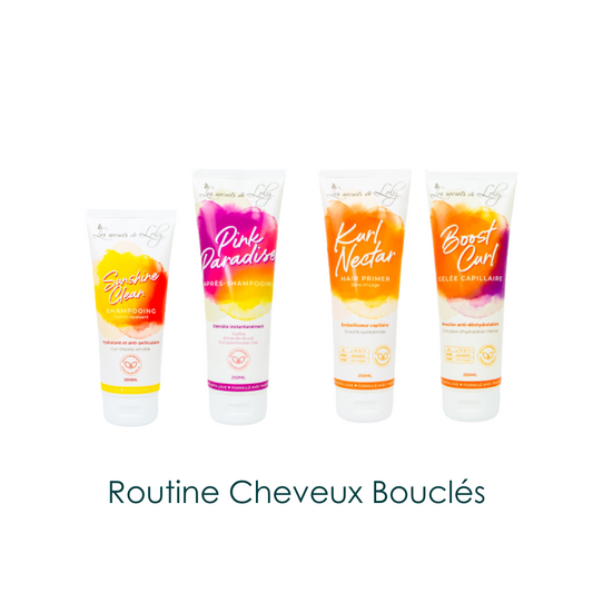 Routine cheveux Bouclés - les secrets de loly