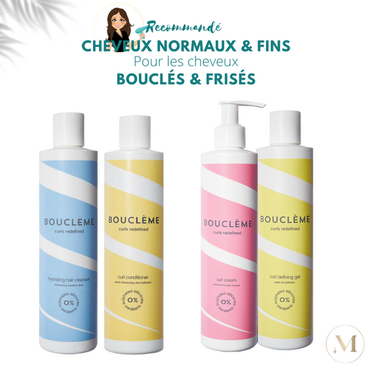 Routine cheveux bouclés